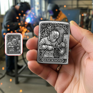 Welder Lighter - Personalized Gift For Lighter Welder 03NAMG070825-Homacus