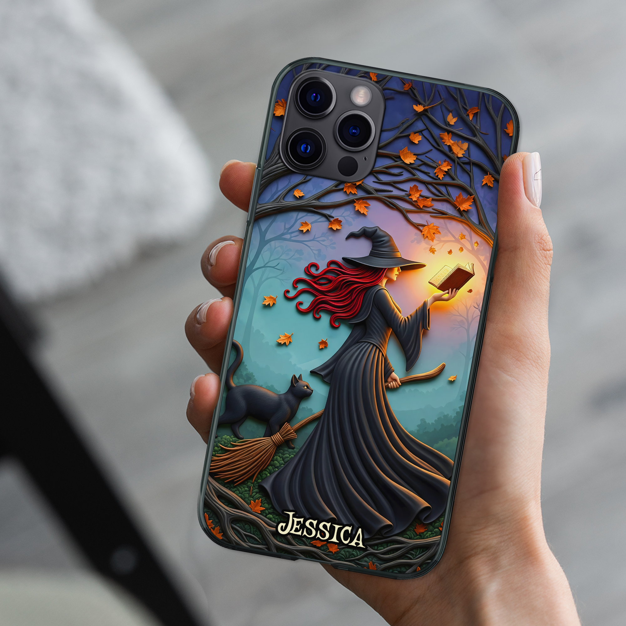 Witch Phone Case - Personalized Gifts For Witch Girl 01napu140625 Witch Phone Case - Personalized Gifts For Witch Girl 01napu140625