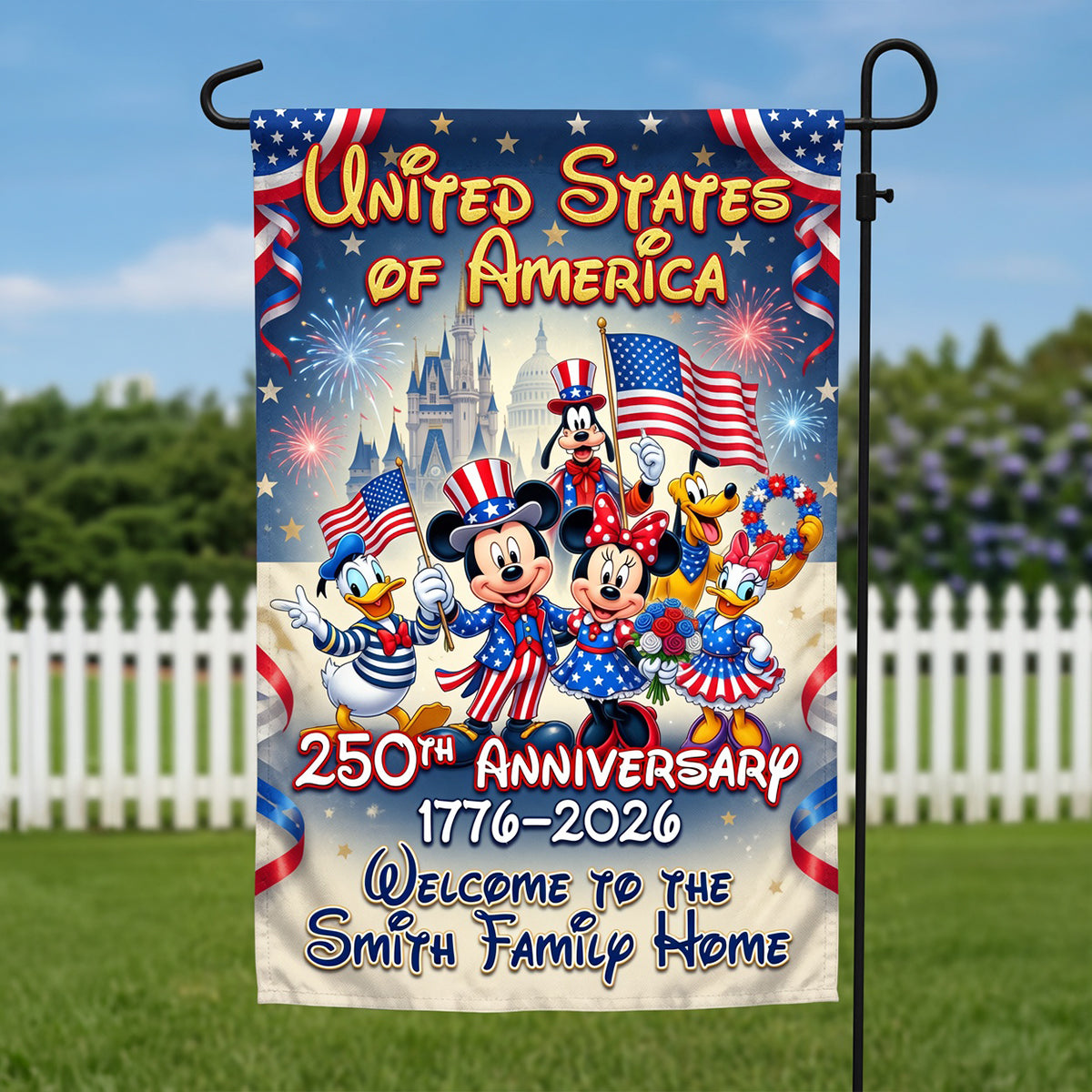 Family Pride Garden Flag - Personalized Gifts For Patriotic Family 01TYTN030626-Homacus