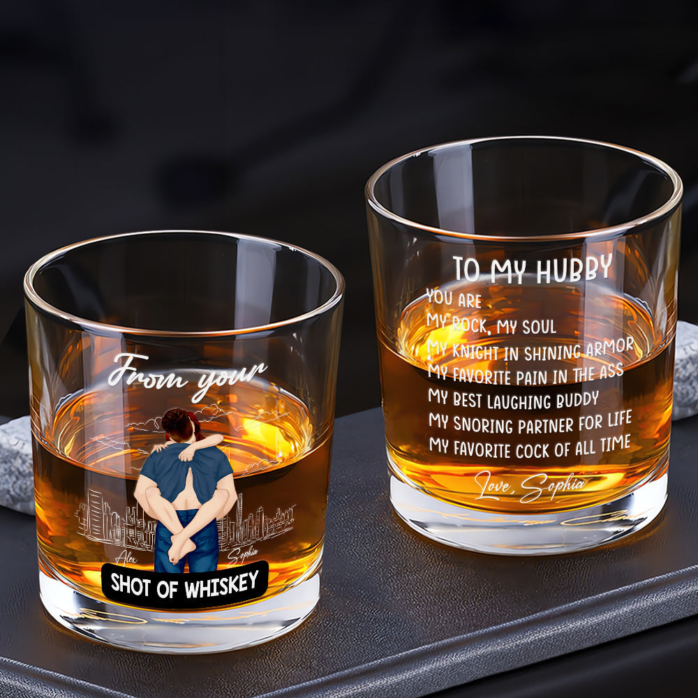 Couple Whiskey Glass - Personalized Gifts 03TOMH110125HG-Homacus