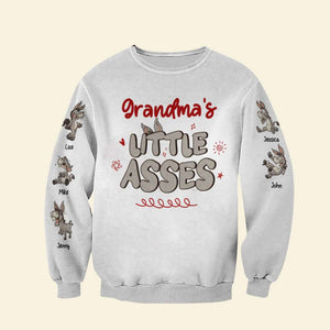 Funny Donkey Grandma Shirt - Personalized Gift For Grandma 05QHHN250923-Homacus