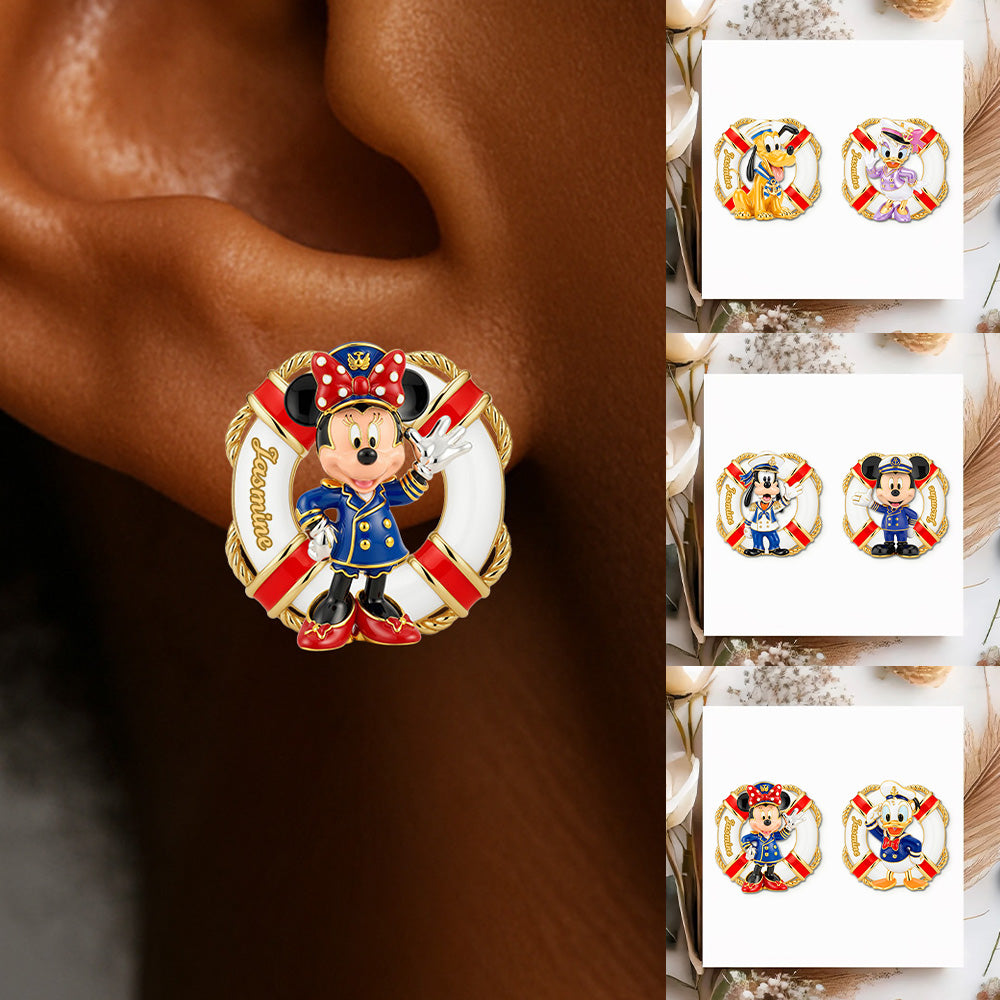 Cruising Stud Earrings - Personalized Gift For Cruising 04PGMG040825-Homacus
