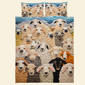 Personalized Gifts For Sheep Lovers Quilt Bed Set 03qnqn061124-Homacus