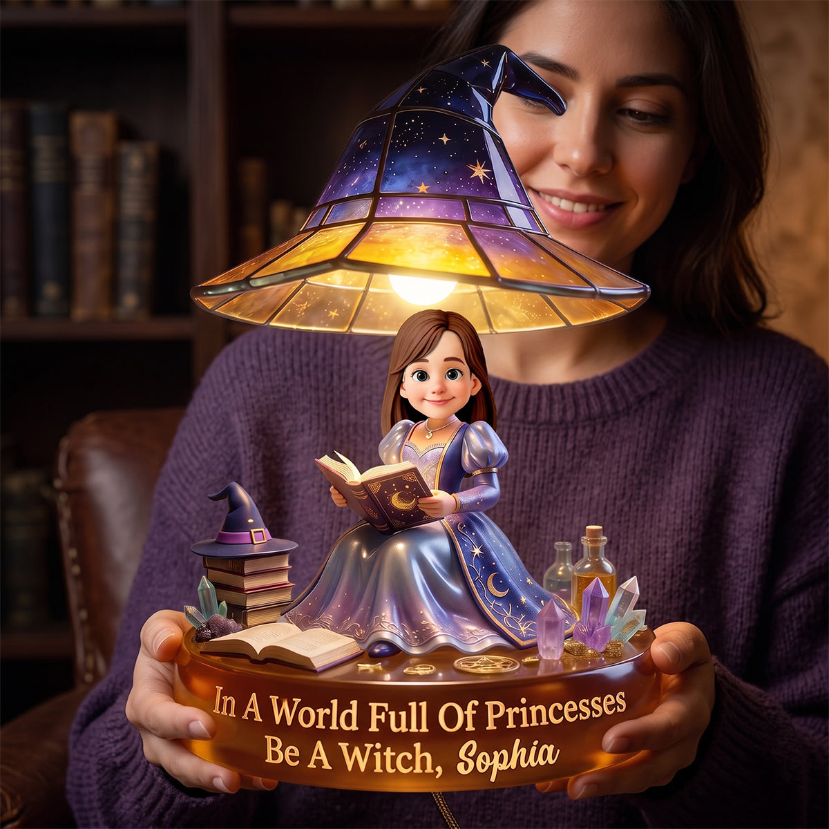 Be A Witch Acrylic Light Box - Personalized Gifts 05totn310726