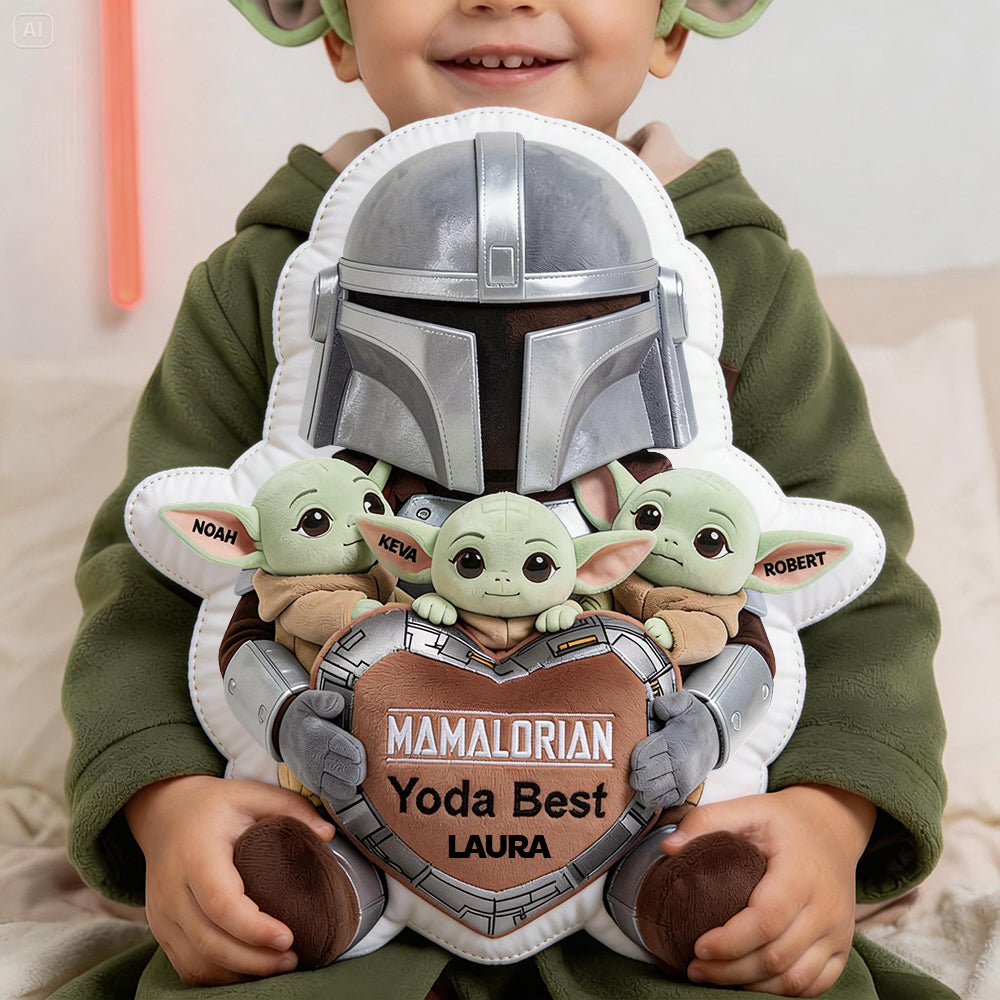 Best Mom Custom Shaped Pillow - Personalized Gifts For Moms 02QHDT180326-Homacus