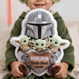 Best Mom Custom Shaped Pillow - Personalized Gifts For Moms 02QHDT180326-Homacus