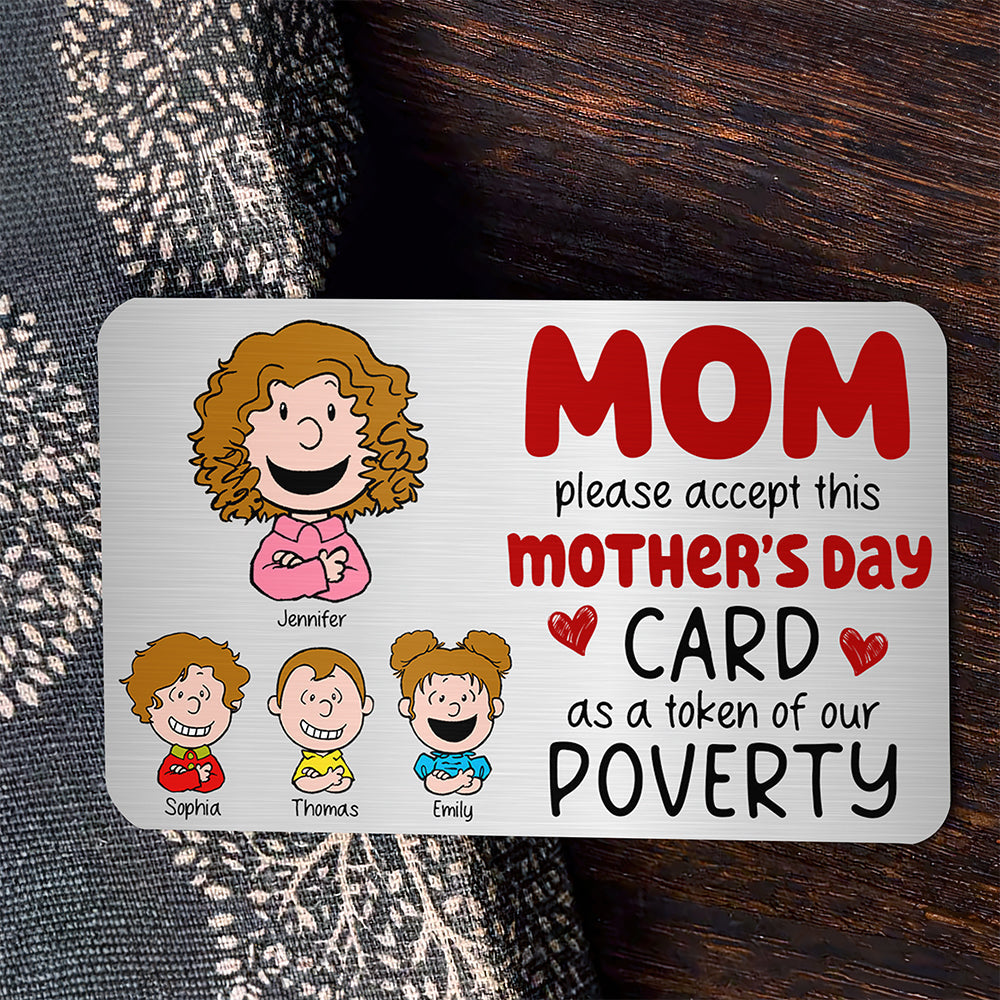 Personalized Gifts For Mom Aluminum Wallet Card 021toqn210125hh-Homacus