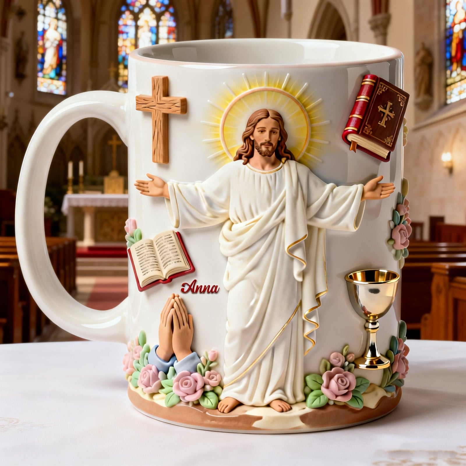 Faith In Christ Coffee Mug - Personalized Gift For Christian 05NATN311225-Homacus