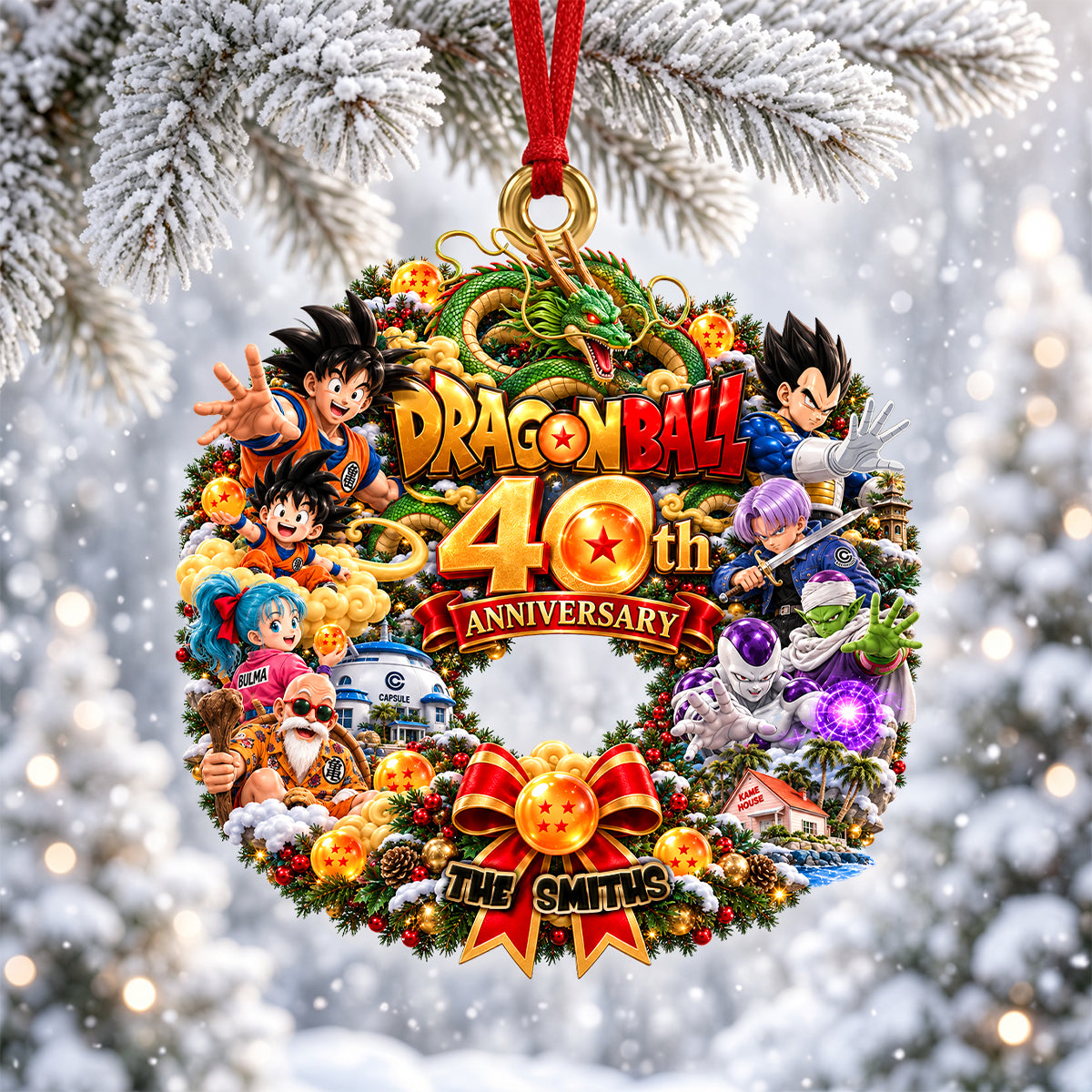 40 Years Of Epic Battles Christmas Ornament - Personalized Anniversary Gifts 03OHDH300926-Homacus