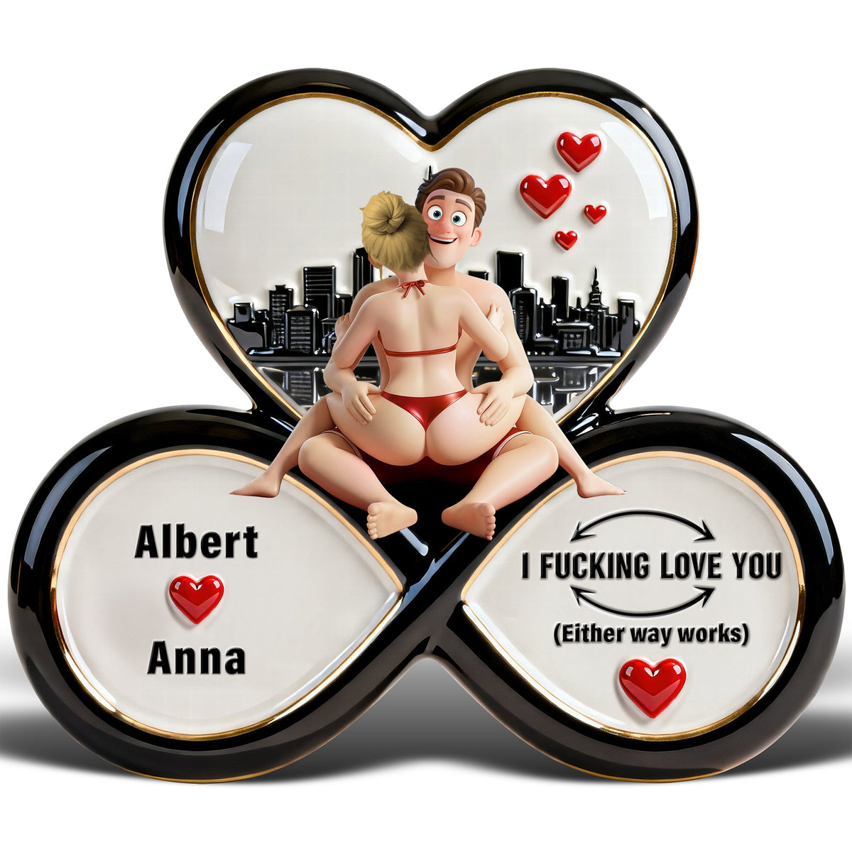 Naughty Couple Acrylic Plaque - Personalized Gifts For Couple 03ohqn160126-Homacus