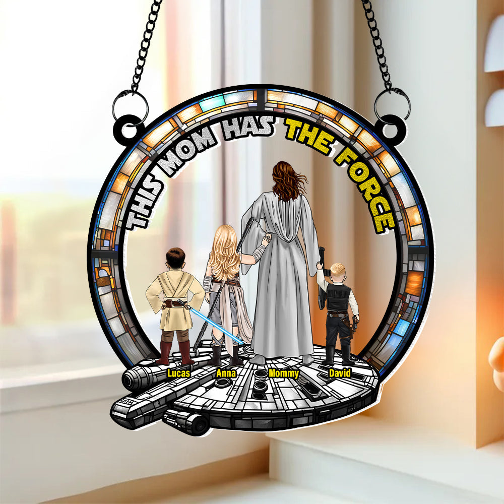 Personalized Gifts For Sci-Fi Mom Suncatcher Ornament 03qhtn130225hhhg-Homacus