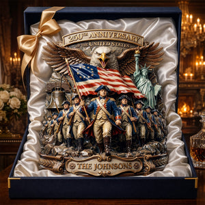 250 years USA Acrylic Plaque - Personalized Patriotic Gifts 02TYLU110326-Homacus