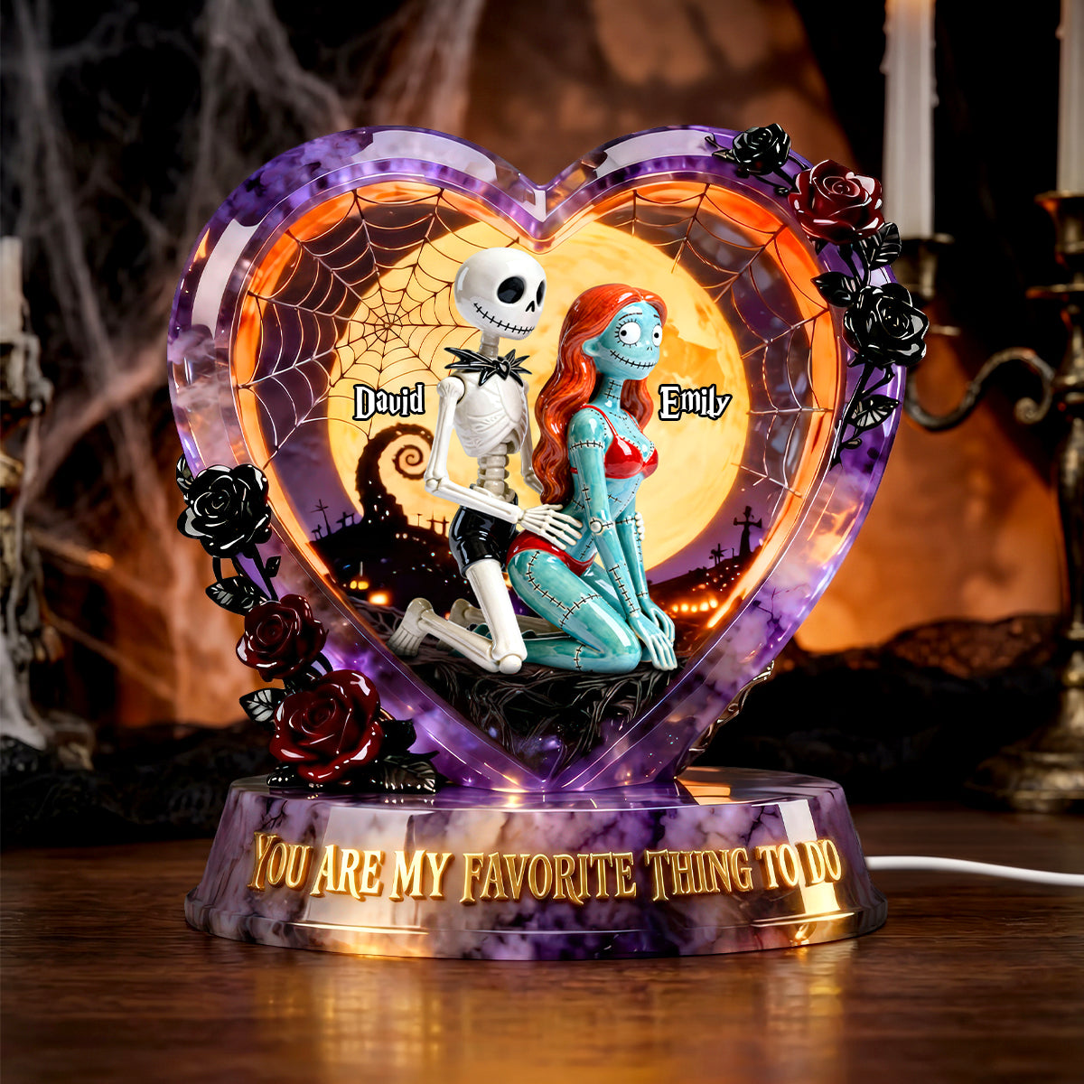 Naughty Soulmates Acrylic Light Box - Personalized Gifts For Couple 05OHDH090626-Homacus