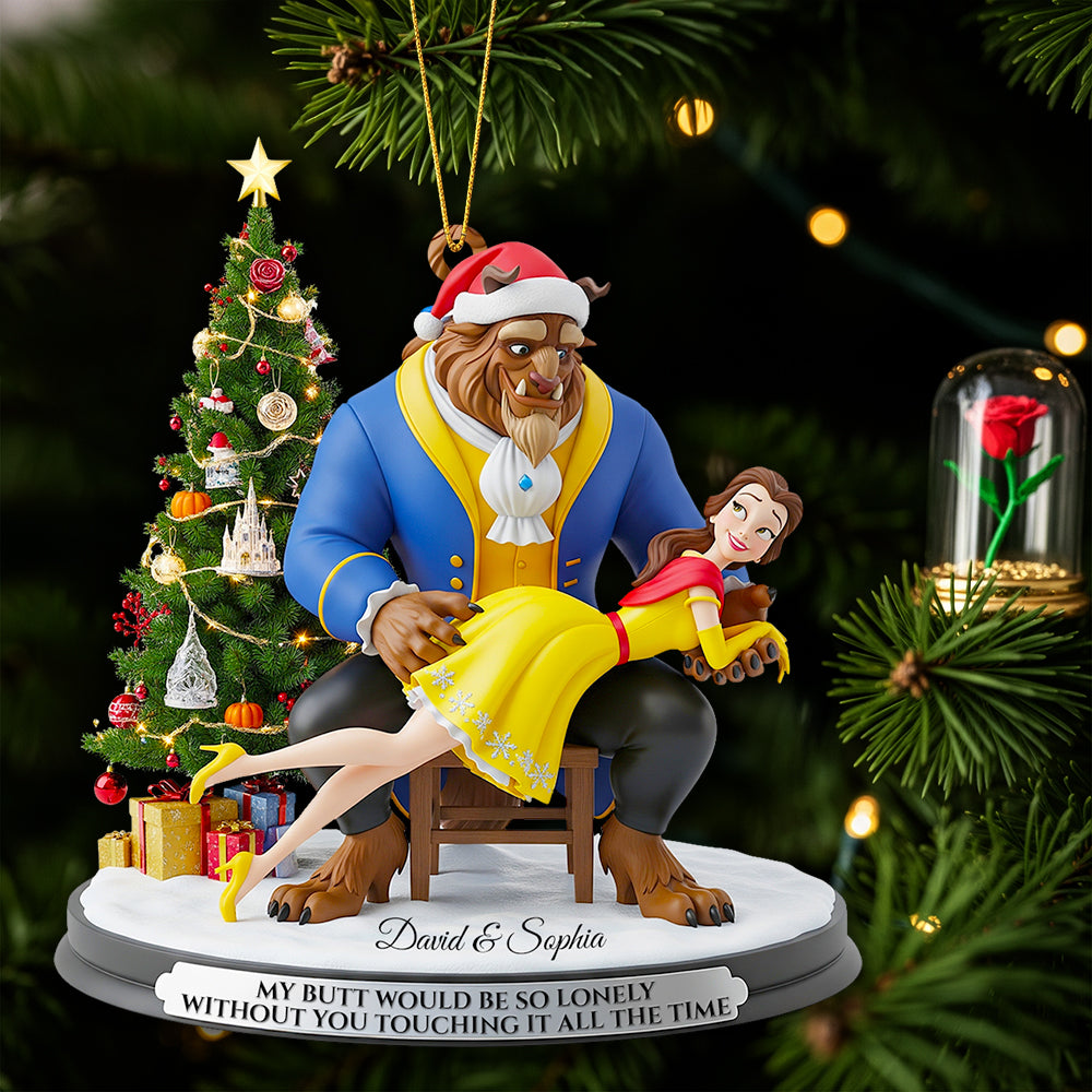Touch Of Love Christmas Ornament Personalized Gifts For Couple 02NADT160925-Homacus