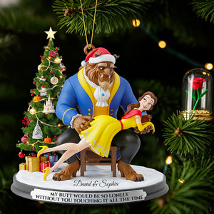 Touch Of Love Christmas Ornament Personalized Gifts For Couple 02NADT160925-Homacus