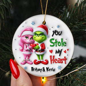 Personalized Gifts For Couple Christmas Ornament 01acdt261024-Homacus