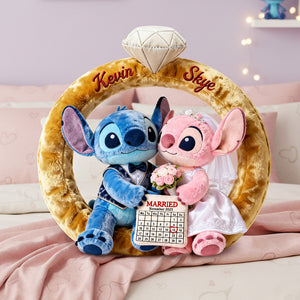 Couple Ring Anniversary Pillow - Personalized Gifts For Couple 02ohta111225-Homacus