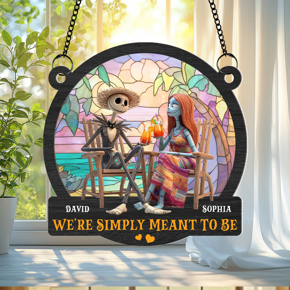 Nightmare Couple Suncatcher Ornament - Personalized Gifts For Couples 06TGTN280525-Homacus