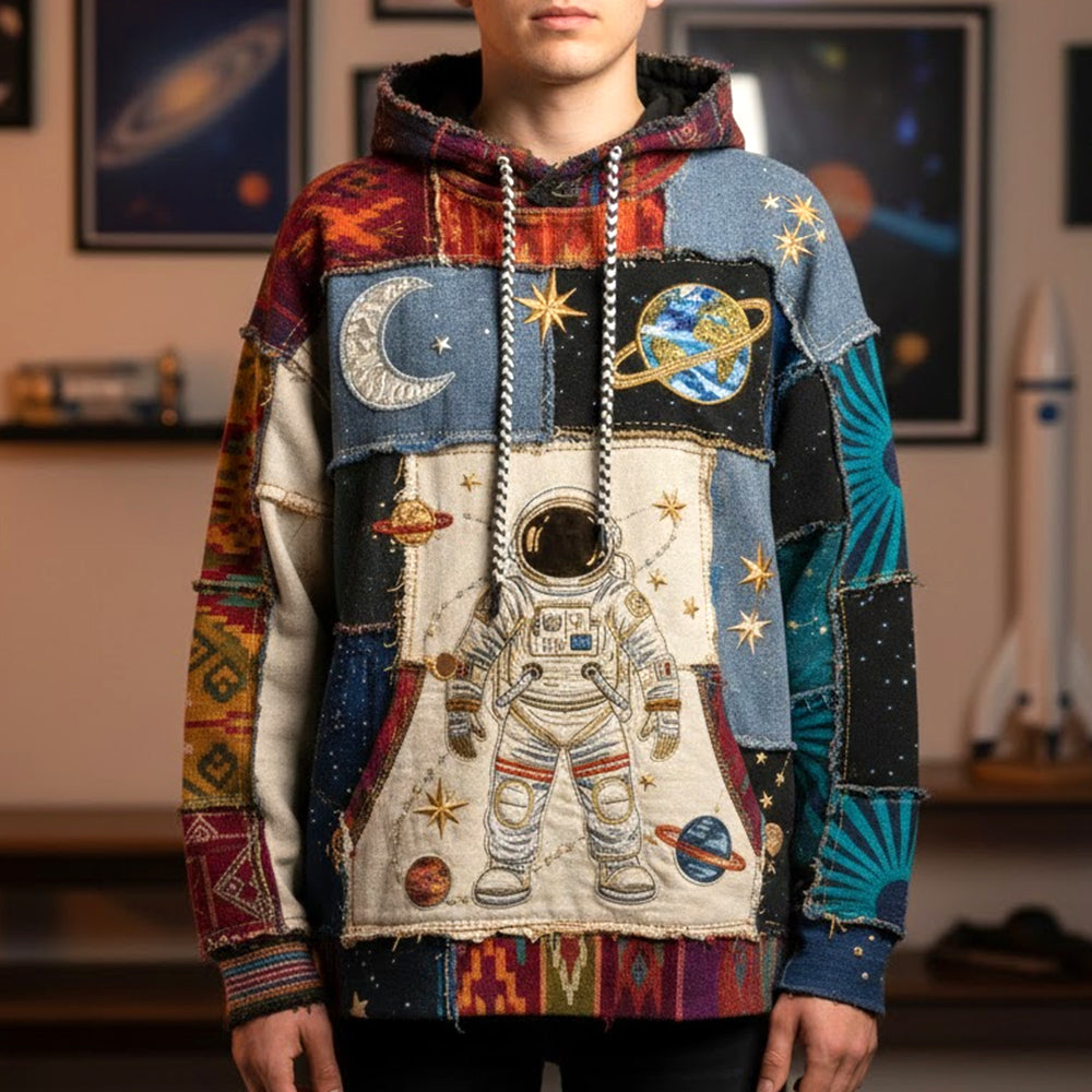 Bohemian Astronaut Hoodie Personalized Gifts For Space Lovers 01patn251125-Homacus