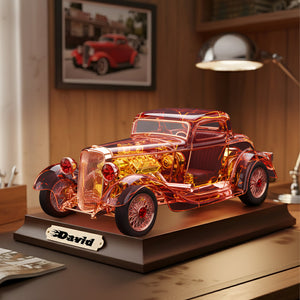 Hot Rod Car Acrylic Plaque – Personalized Gifts For Hot Rod Lovers 07kilu161225-Homacus