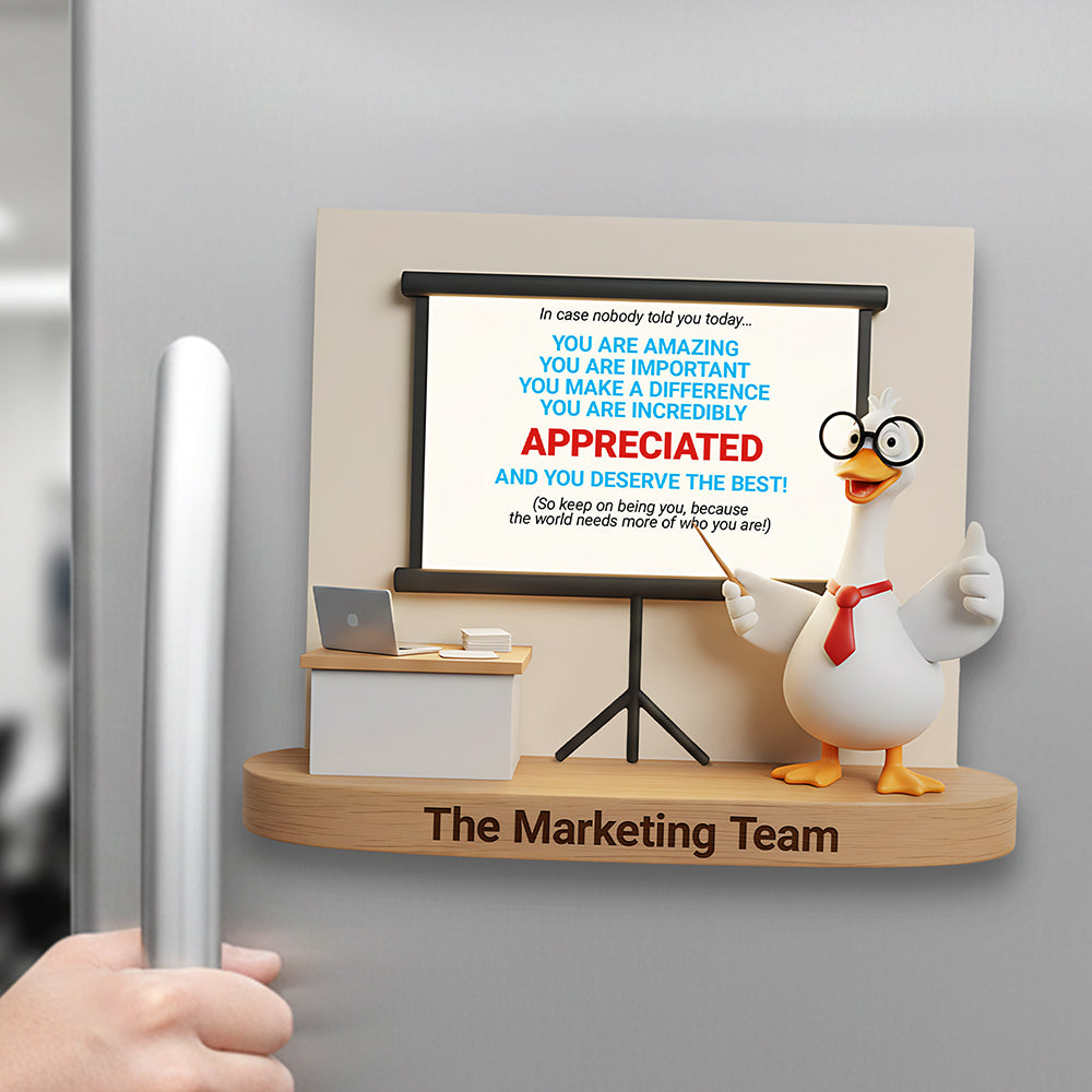 Employee Appreciation Fridge Magnet, Personalized Gifts For Coworkers 02qhta211125 - Fridge Magnet - GoDuckee