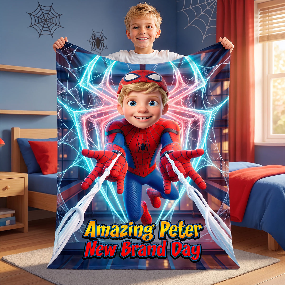 Amazing Hero Kid Blanket - Custom Photo Gifts For Fans Blanket 01HUDH040826-Homacus