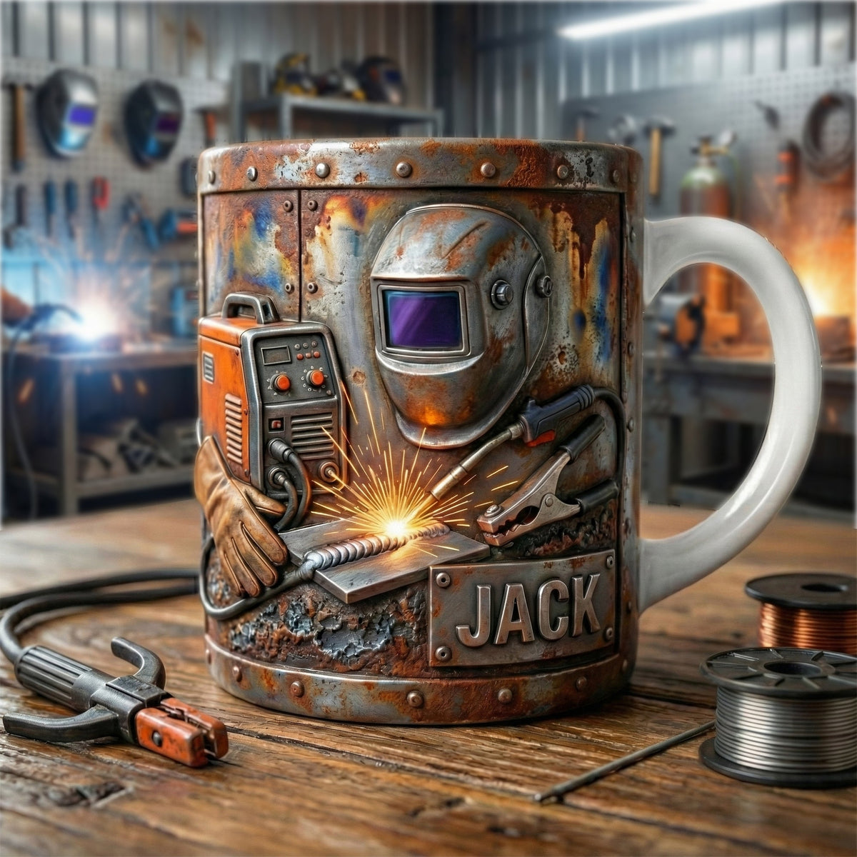 Proud Welder Coffee Mug - Personalized Gifts For Welders 08TGLU271125-Homacus