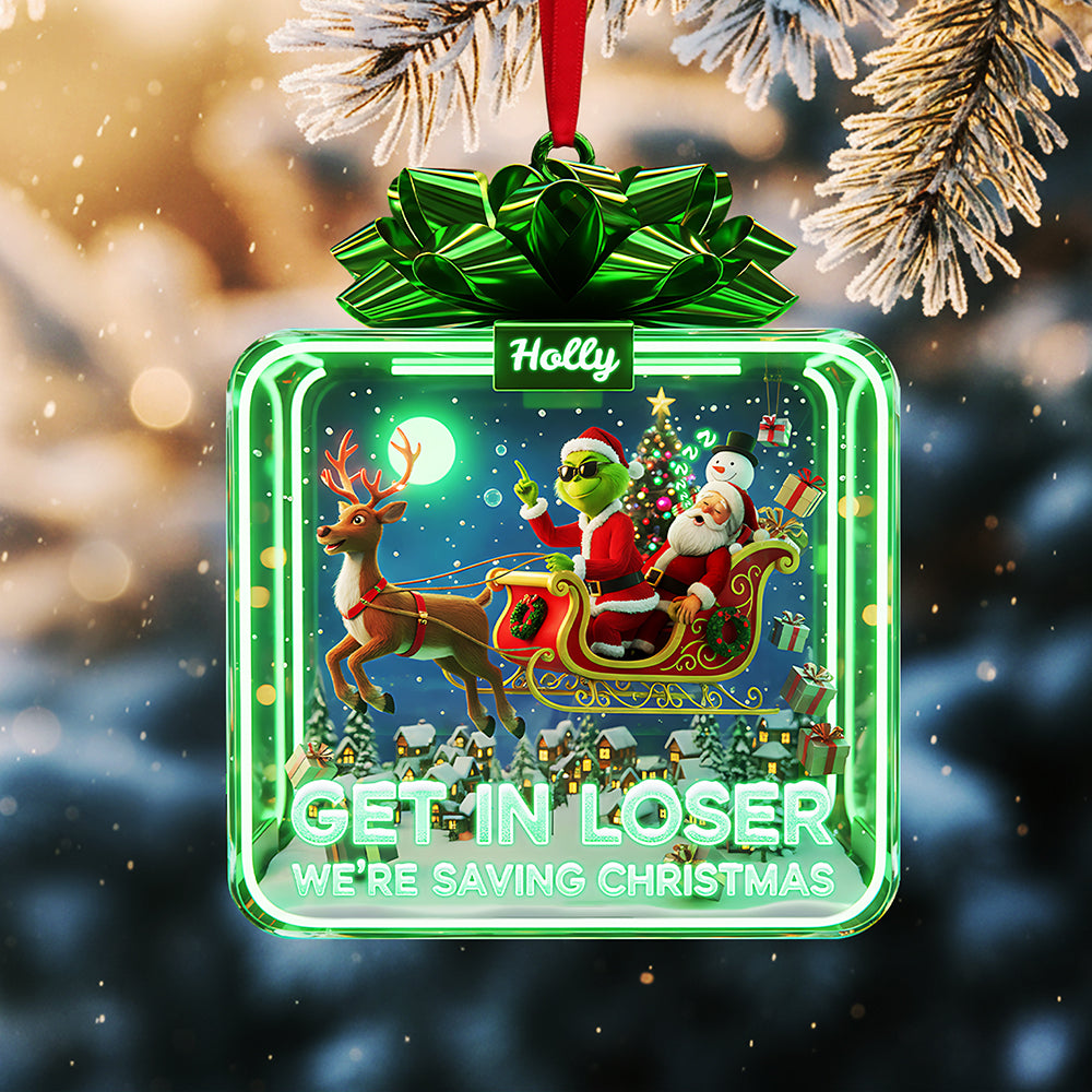 Personalized Gifts For Christmas, Funny Christmas Acrylic Ornament 02pata021025-Homacus