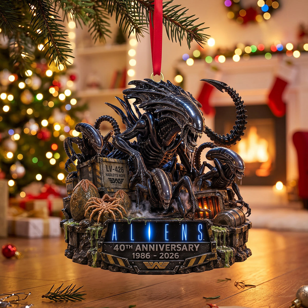 Sci-Fi Creature Celebrating 40th Anniversary Acrylic Ornament - Personalized Gifts 04natn100926-Homacus