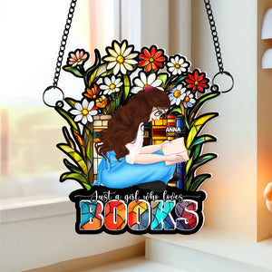 Personalized Gifts For Girl Book Lover Acrylic Suncatcher 03XQLU251224HG-Homacus