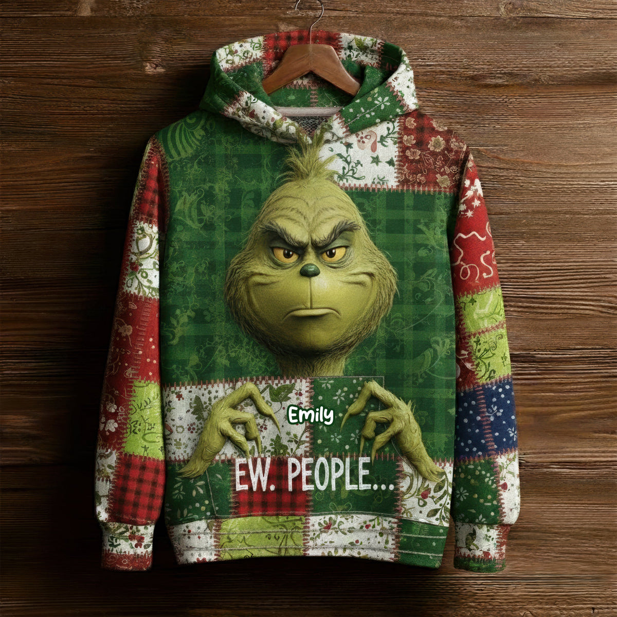 Green Monster 3D Hoodie - Personalized Christmas Gifts 05TGQN211125-Homacus