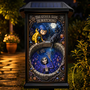 Gothic Fairytale Solar Power Garden Lamp - Personalized Gifts For Halloween 07haqn210826