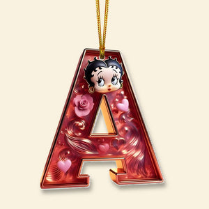 Custom Alphabet Letter Christmas Gifts For Movie Lover Acrylic ornament 02XQMH251024-Homacus