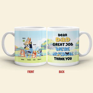 Personalized Gifts For Dad Coffee Mug Dear Dad 01NAHN270522-Homacus