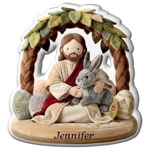 Jesus Easter Pillow – Personalized Gifts For Christians 05paqn090126-Homacus