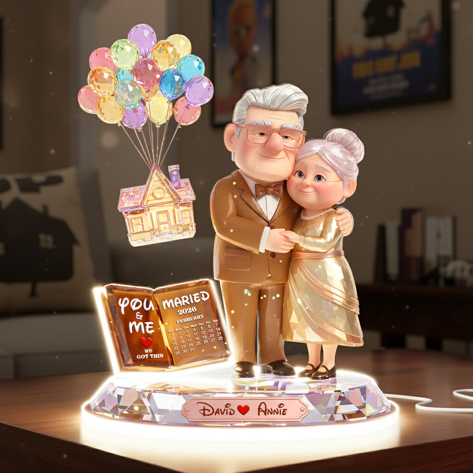 Soulmate Married Couple Light Box - Personalized Gift For Couple 08OHLU111225-Homacus