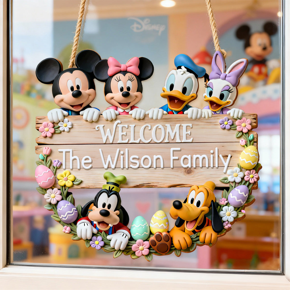 Welcome Home Wood Sign - Personalized Gifts For Family Wood Sign 02NAMG040226-Homacus