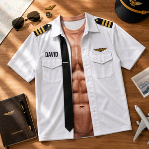 No Gym, Just Pilot Shirt - Personalized Gifts 01hudh170726-Homacus