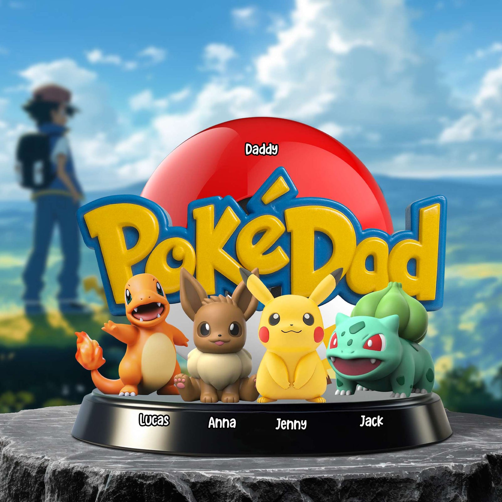 Merry Christmas Dad Acrylic Plaque – Personalized Gifts For Dad 02KATN240425-Homacus