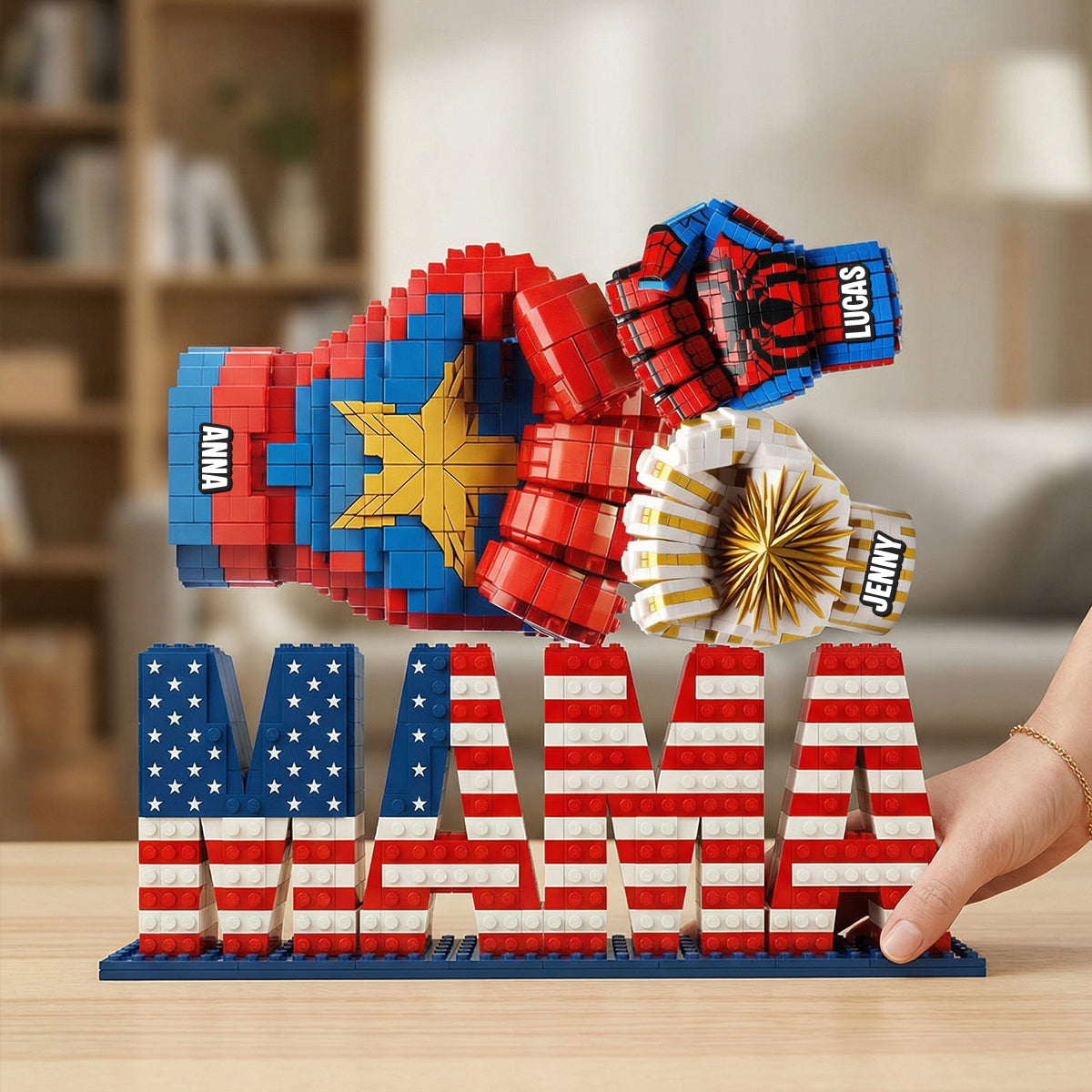 Mom's Fist Bump Acrylic Plaque - Gifts For Mom 03ohtn270326-Homacus