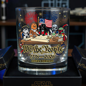Lovely Warriors Celebrated America 250th Anniversary Drinking Glass - Personalized Gifts For Patriots 04todt050626