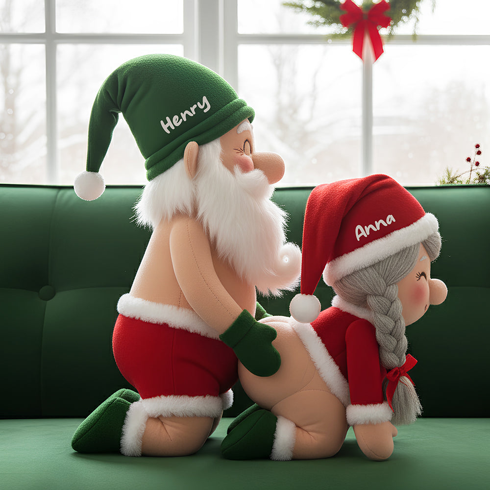 Gnome Old Couple Pillow Personalized Gifts For Couple 01OHDT131125