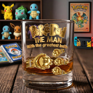 Pocket Monster Dad Fist Bump Glass- Personalized Gifts For Dads 03OHLU210526-Homacus