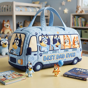 Puppy Family Duffle Bag - Personalized Gifts For Dad 02NATA210426-Homacus