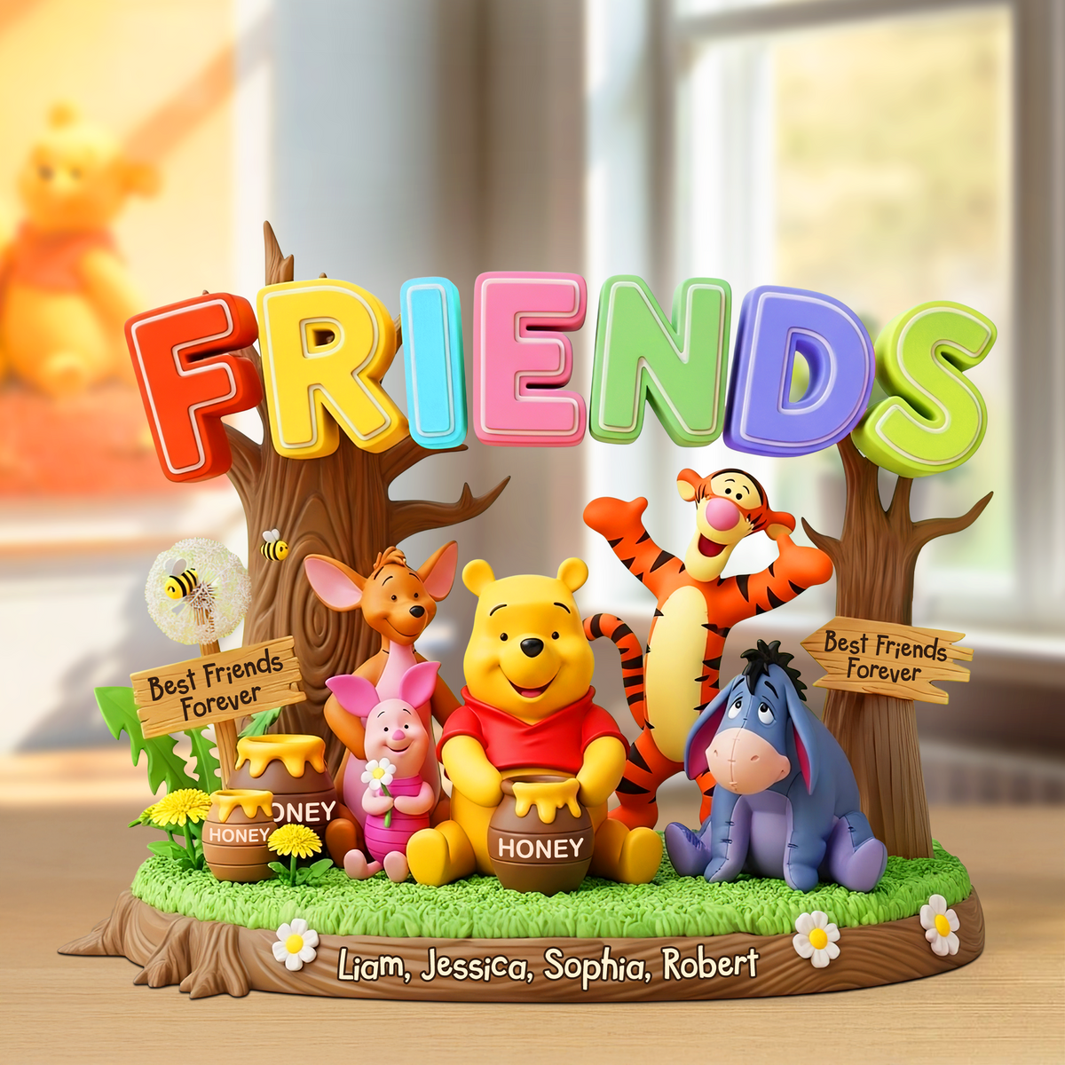 Best Friends Forever Acrylic Plaque Personalized Gifts 01topu260625-Homacus