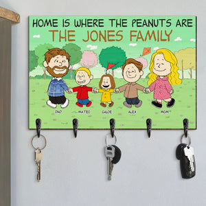 Personalized Gifts For Family Wood Key Hanger 04KADT070624DA-Homacus