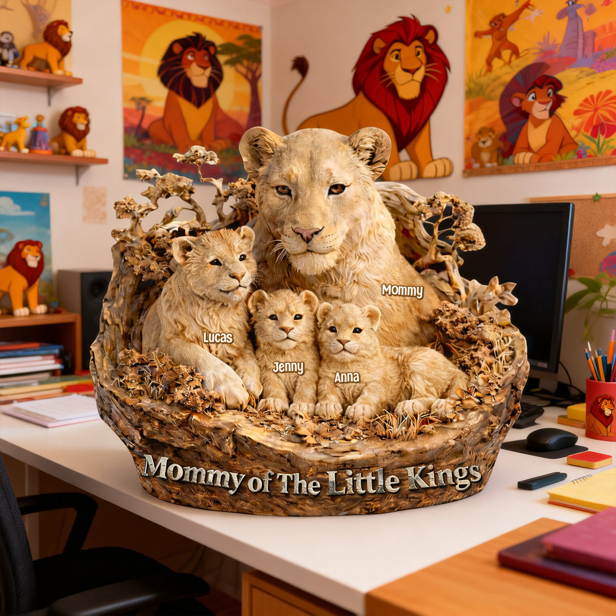 Mom And Kids Acrylic Plaque - Personalized Mother's Day Gifts 01ohtn240226-Homacus