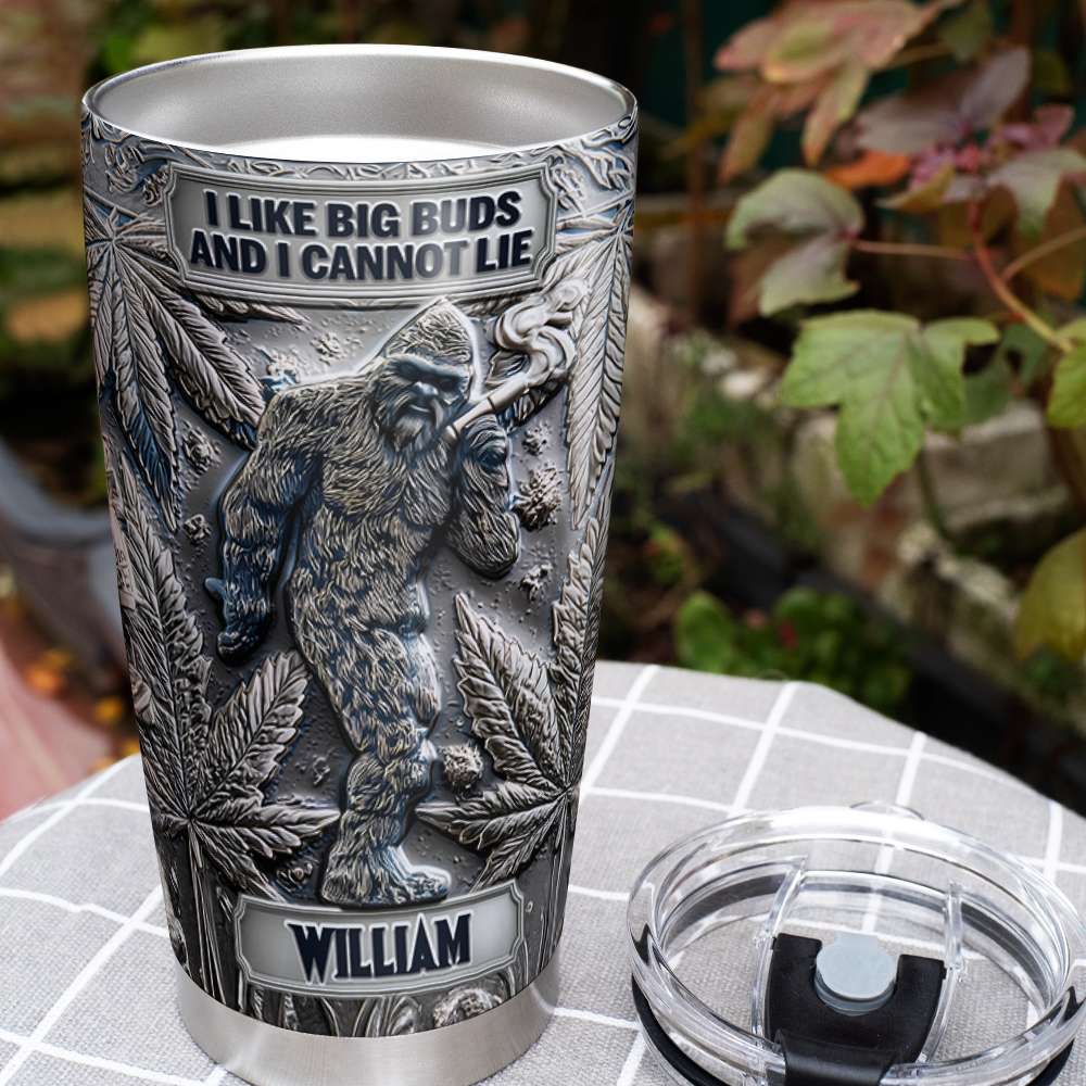 Smoking Sasquatch 20oz Tumbler - Personalized Gifts For Stoners 05TGLU210625-Homacus