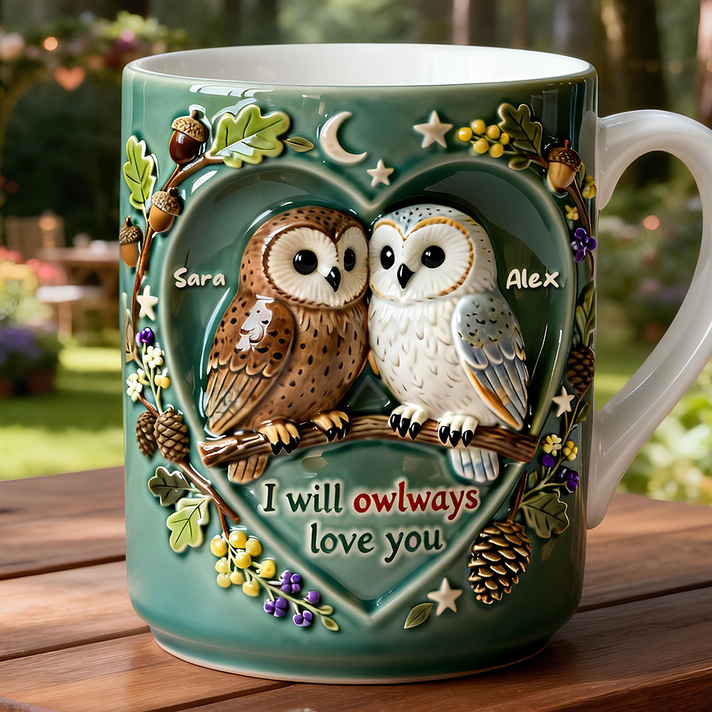 Owl Couples Coffee Mug - Personalized Gifts For Couples 03nadt200126-Homacus