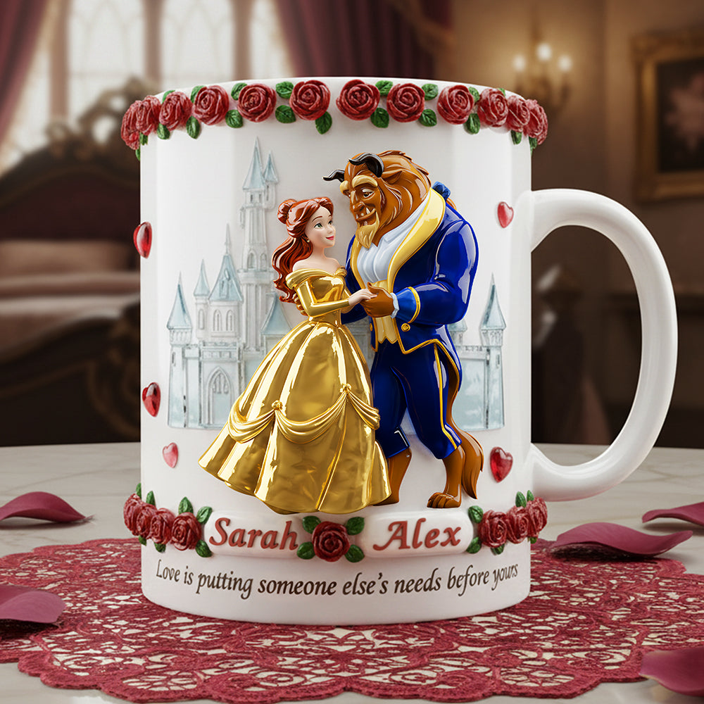 Fairy Tale Couple Coffee Mug - Personalized Gifts For Couple 01kita080126-Homacus